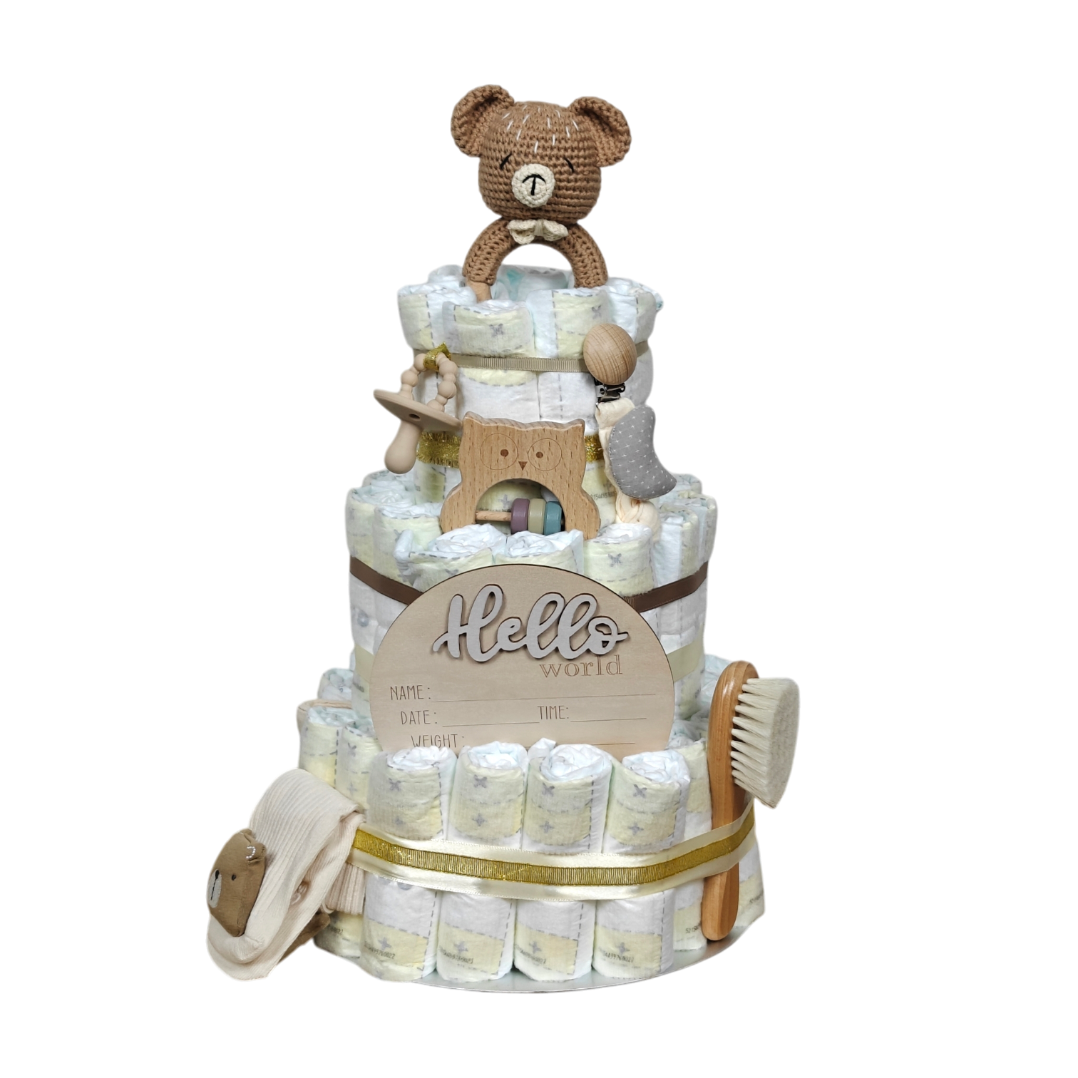 Windeltorte selber machen - Professionelle DIY-Anleitung für selbstgemachte Windeltorten