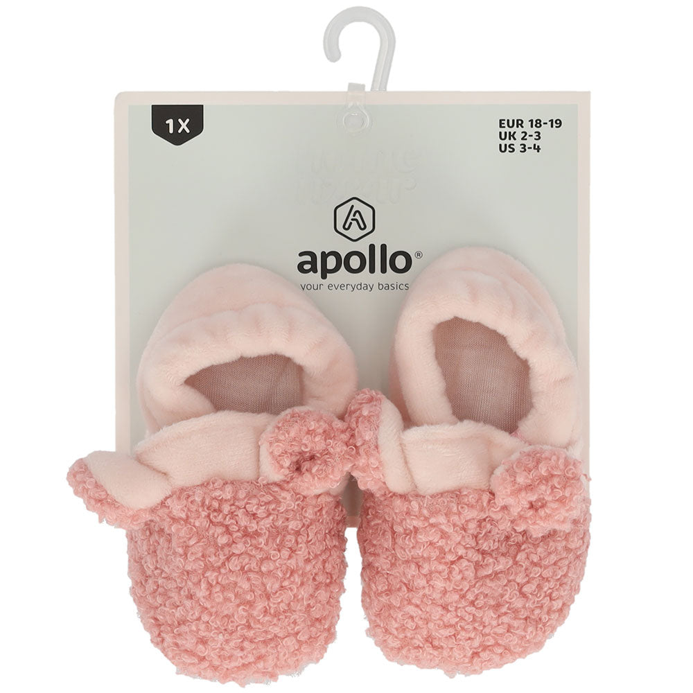 Chaussures bébé roses d'Apollo sur l'emballage d'origine en taille 18/19