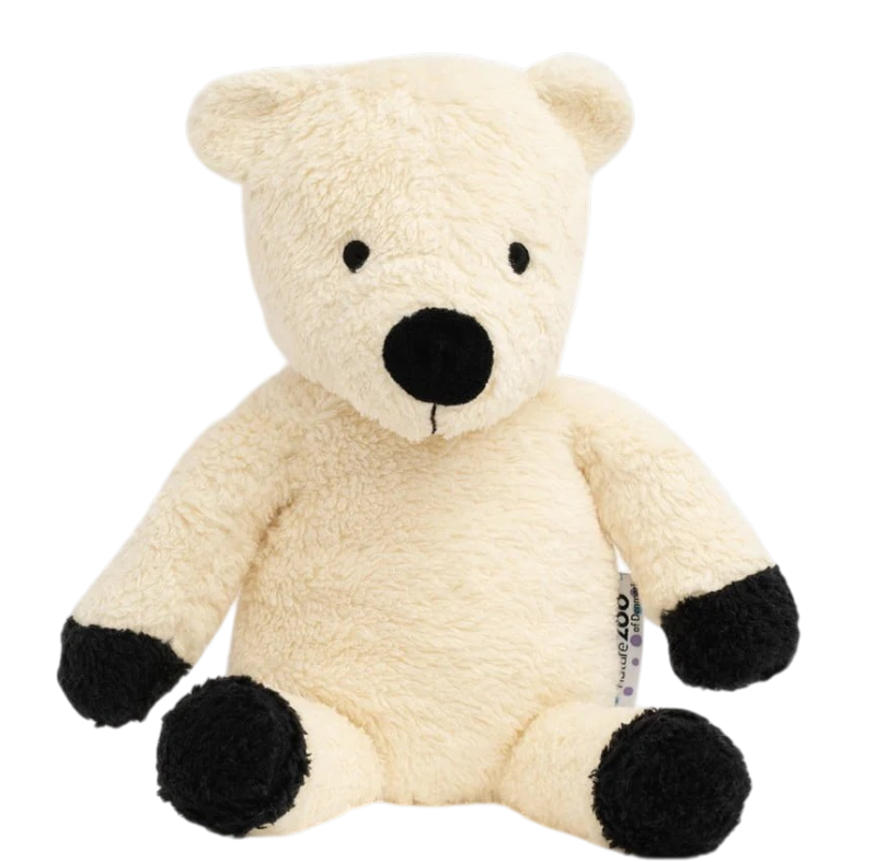 Bio Plüschtier Eisbär von natureZOO aus zertifizierter Bio-Baumwolle für Babys ab 0 Monaten