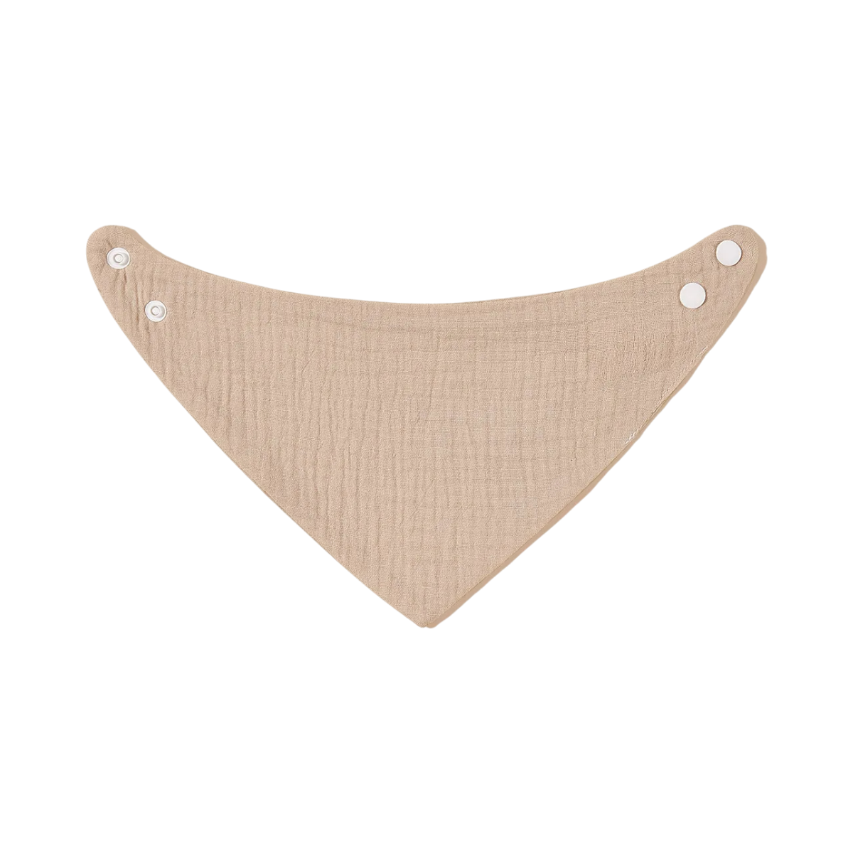 Bavaglino beige in cotone