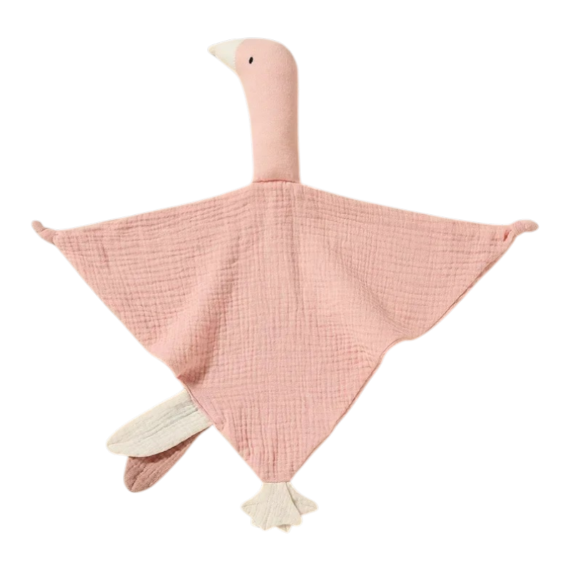 Doudou oie rose
