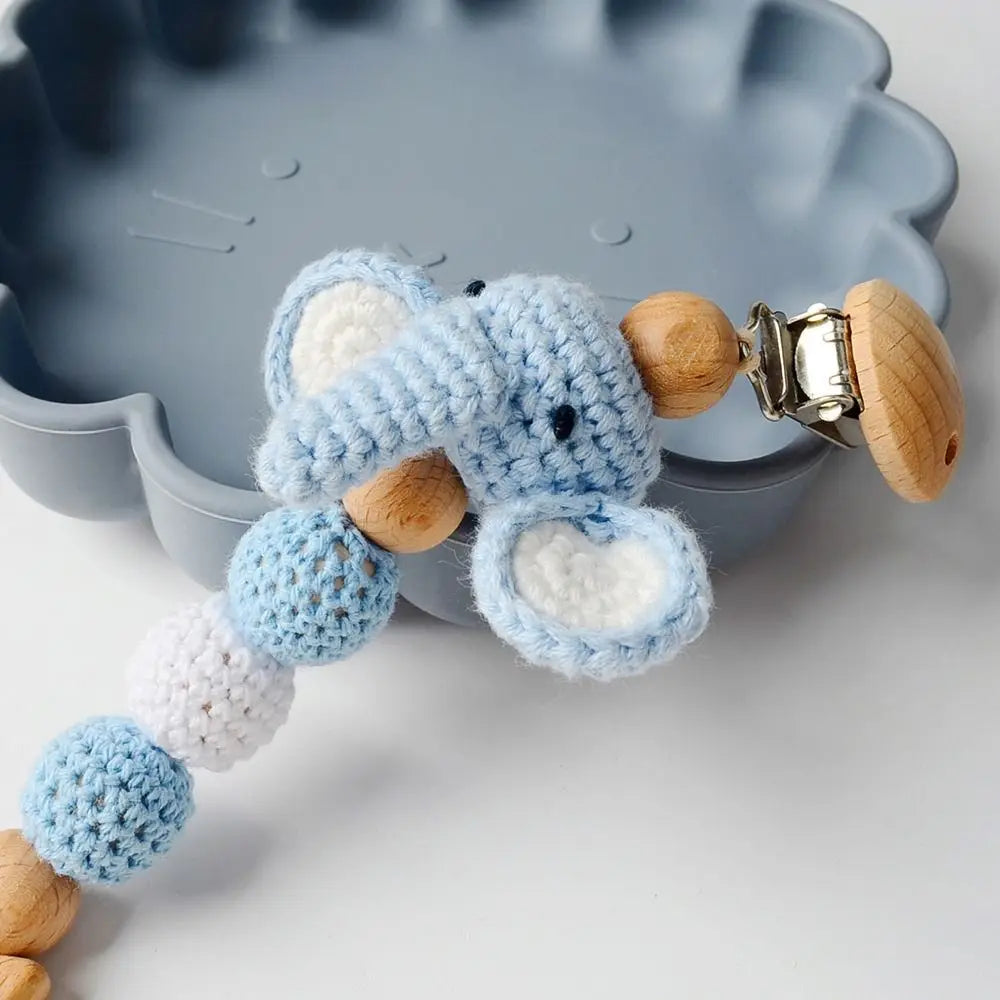 Schnullerkette Elefant