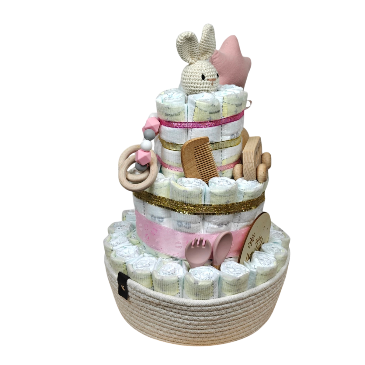 Diaper cake bunny