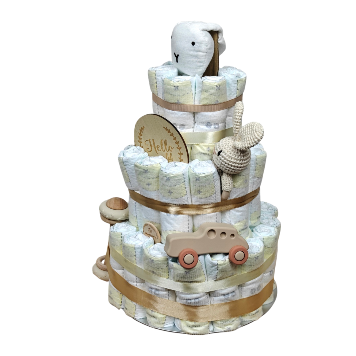Windeltorte Schnuffel weiss
