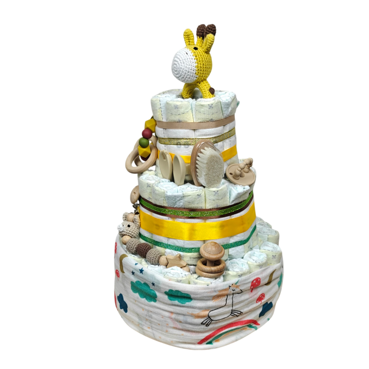 Gâteau de couches de rêve girafe
