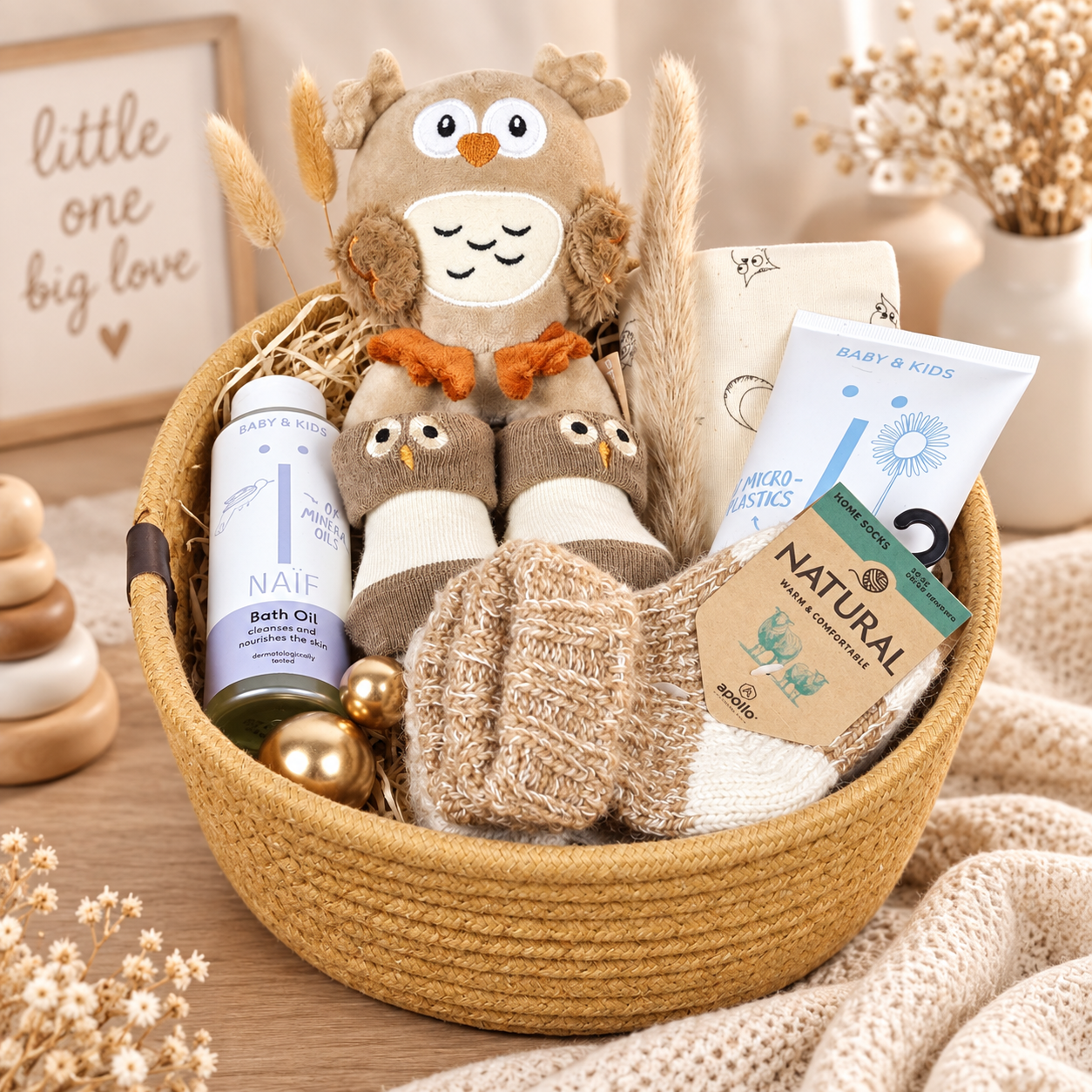 Geschenkkorb zur Geburt: Liebevolle Geschenkidee für Babys
