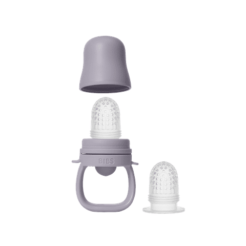 BIBS baby fruit teat gray with protective cap and two silicone attachments for babies from 4 months