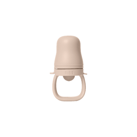BIBS Baby tétine aux fruits Rosé avec poignée ergonomique et capuchon de protection