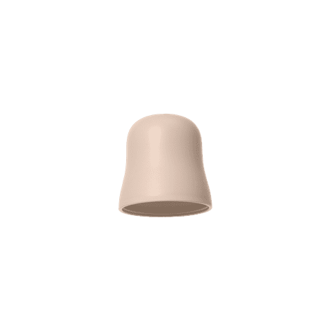 Capuchon de protection de la tétine aux fruits BIBS Baby Rosé de couleur blush