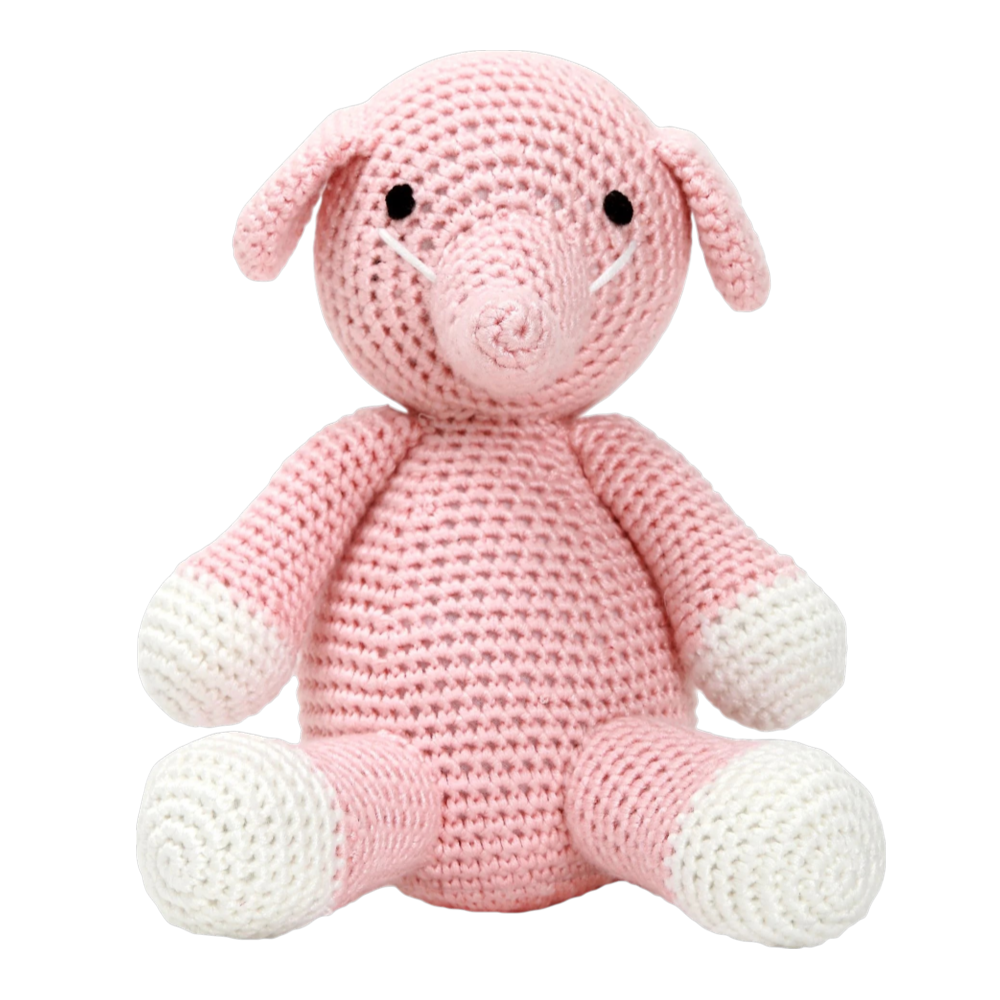 Beliebtes Premium Plüschtier für Babys und Neugeborene aus Oeko-Tex Garn Handgefertigt.