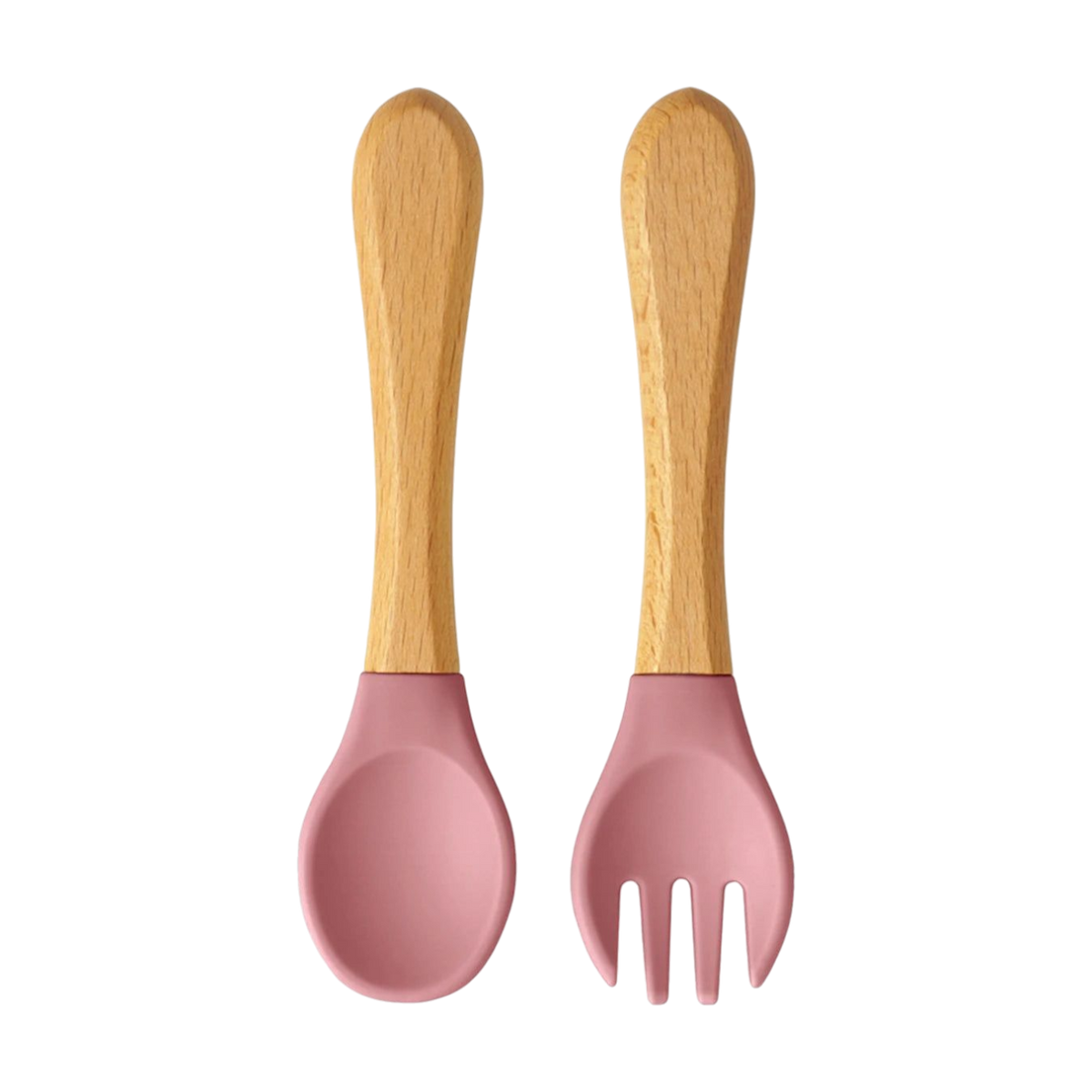Das Hello World Besteck Pink Holz/Silikon [3.5x14cm] ist das umweltfreundliche Babybesteck - perfekt als pinkes Kinderbesteck zum stilvollen und nachhaltigen Essenlernen.