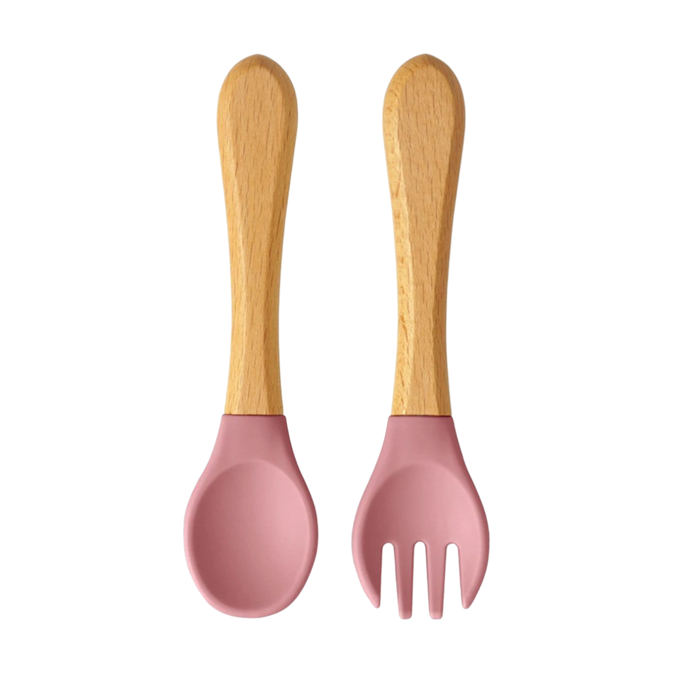 Das Hello World Besteck Pink Holz/Silikon [3.5x14cm] ist das umweltfreundliche Babybesteck - perfekt als pinkes Kinderbesteck zum stilvollen und nachhaltigen Essenlernen.
