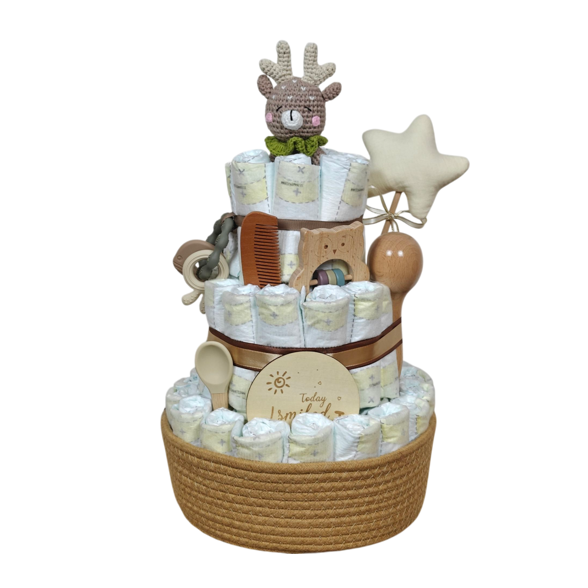 Torta di pannolini natura [23x43cm]