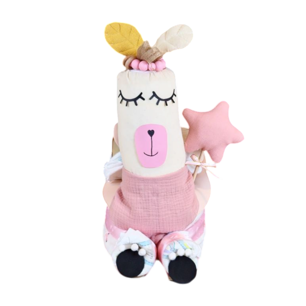 Windelgeschenk Lama  (35x19cm)