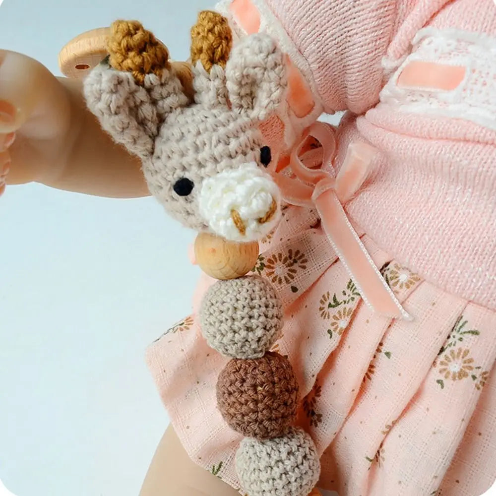 Schnullerkette Giraffe Natur