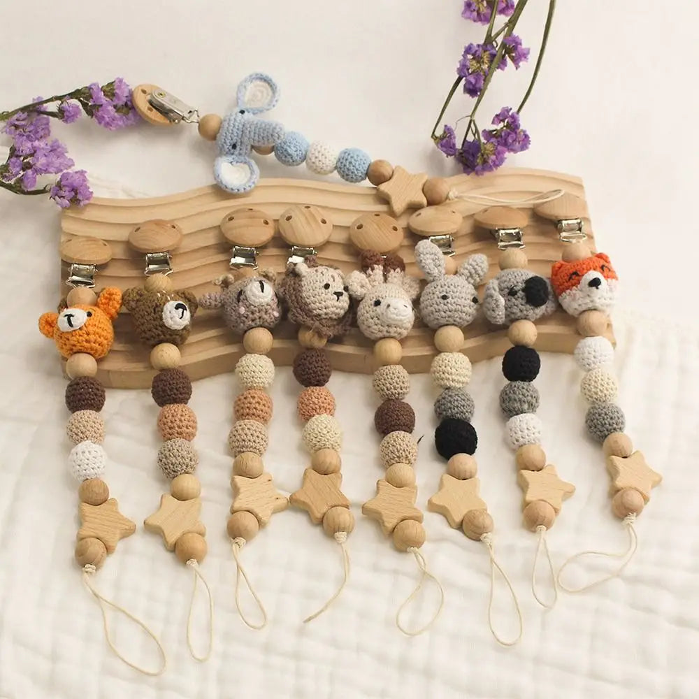 Schnullerkette Giraffe Natur