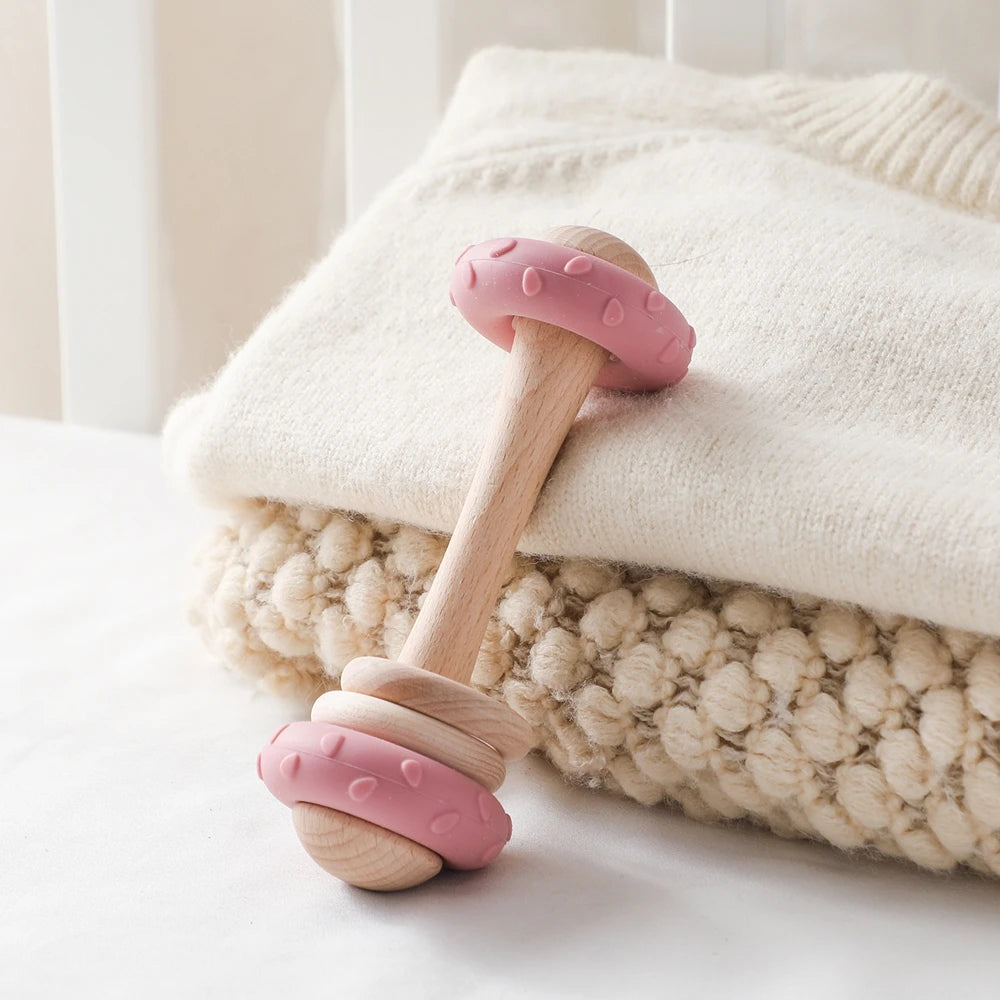 Greifling mit Beiss- und Drehfunktion Pink