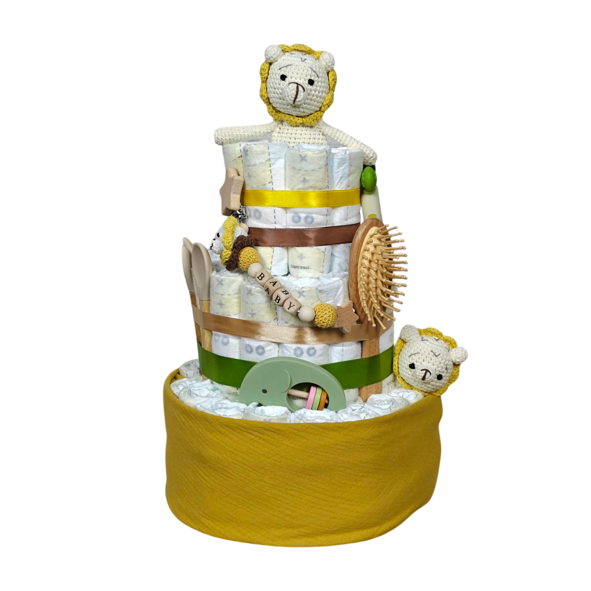 Windeltorte Löwenzauber [26x43cm]