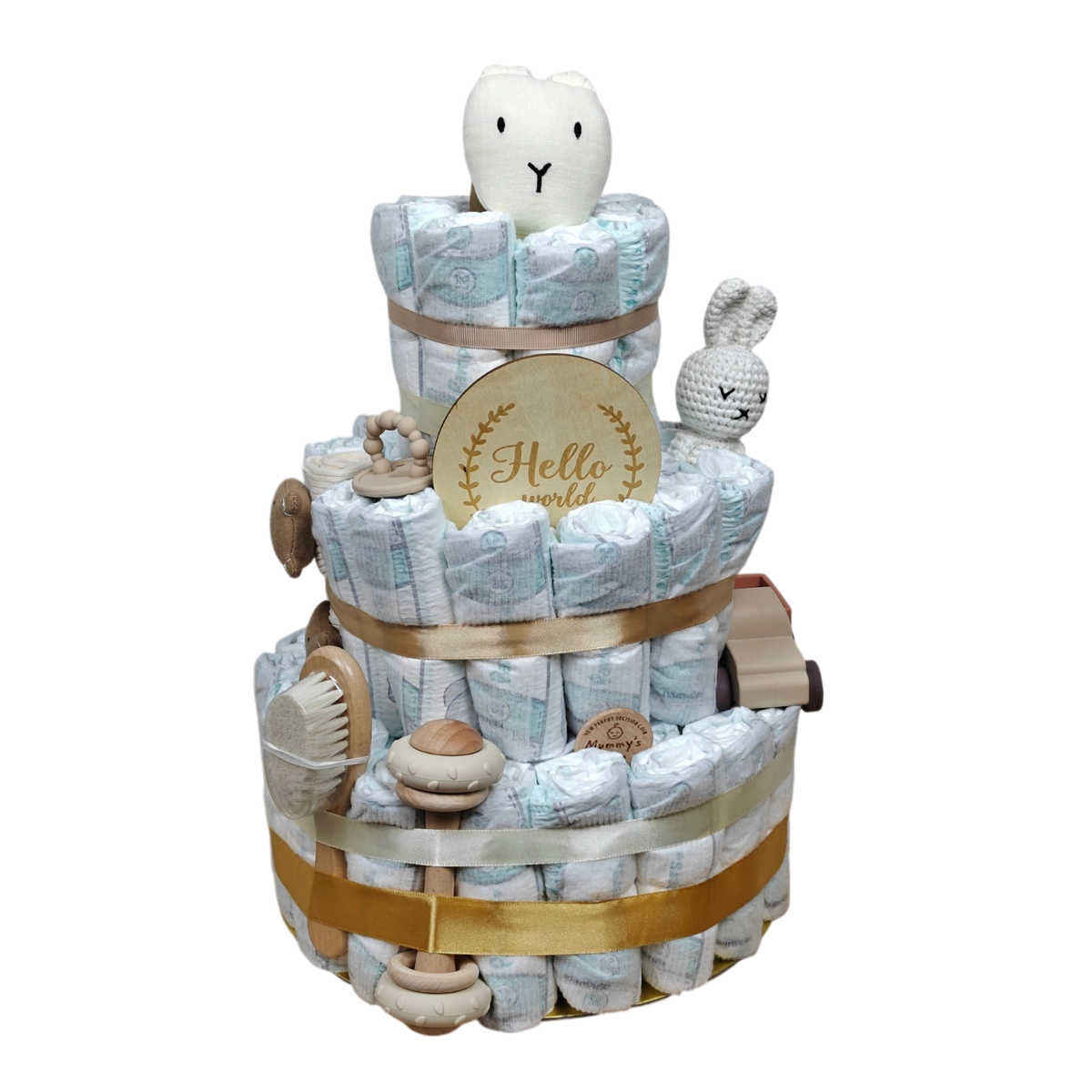 Windeltorte Schnuffel weiss