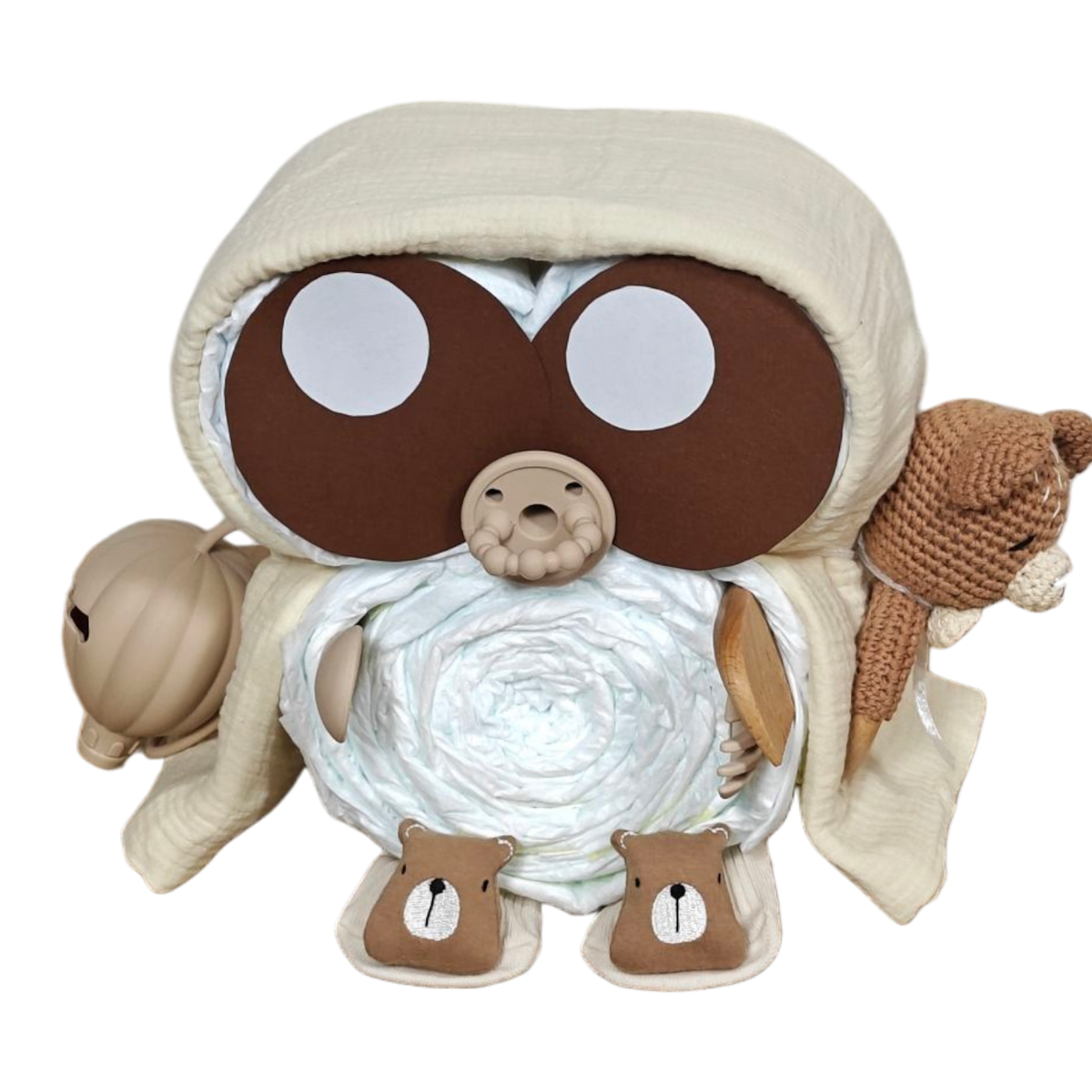 Windelgeschenk Eule [31x23cm]