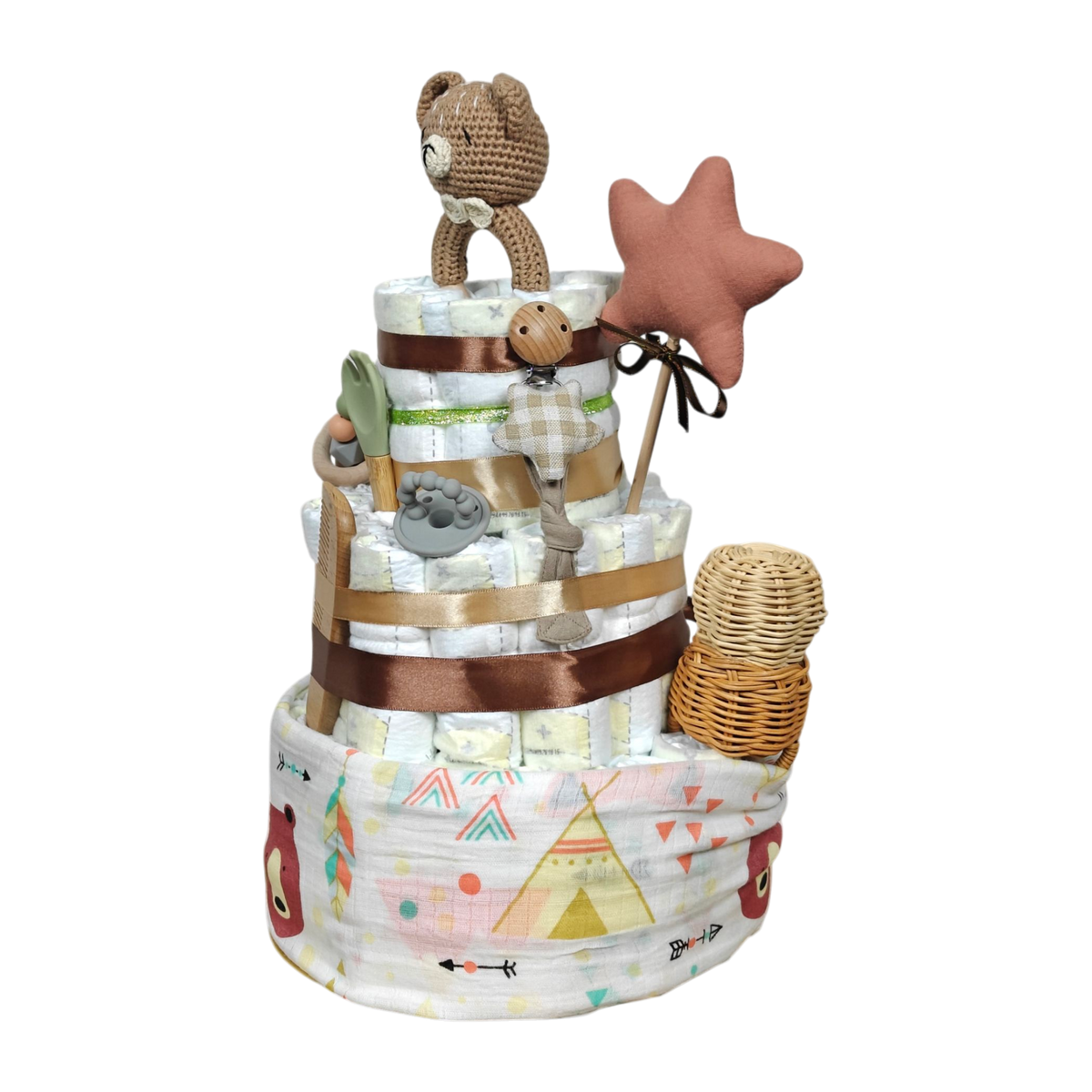 Windeltorte Bärencamp [42x25cm]