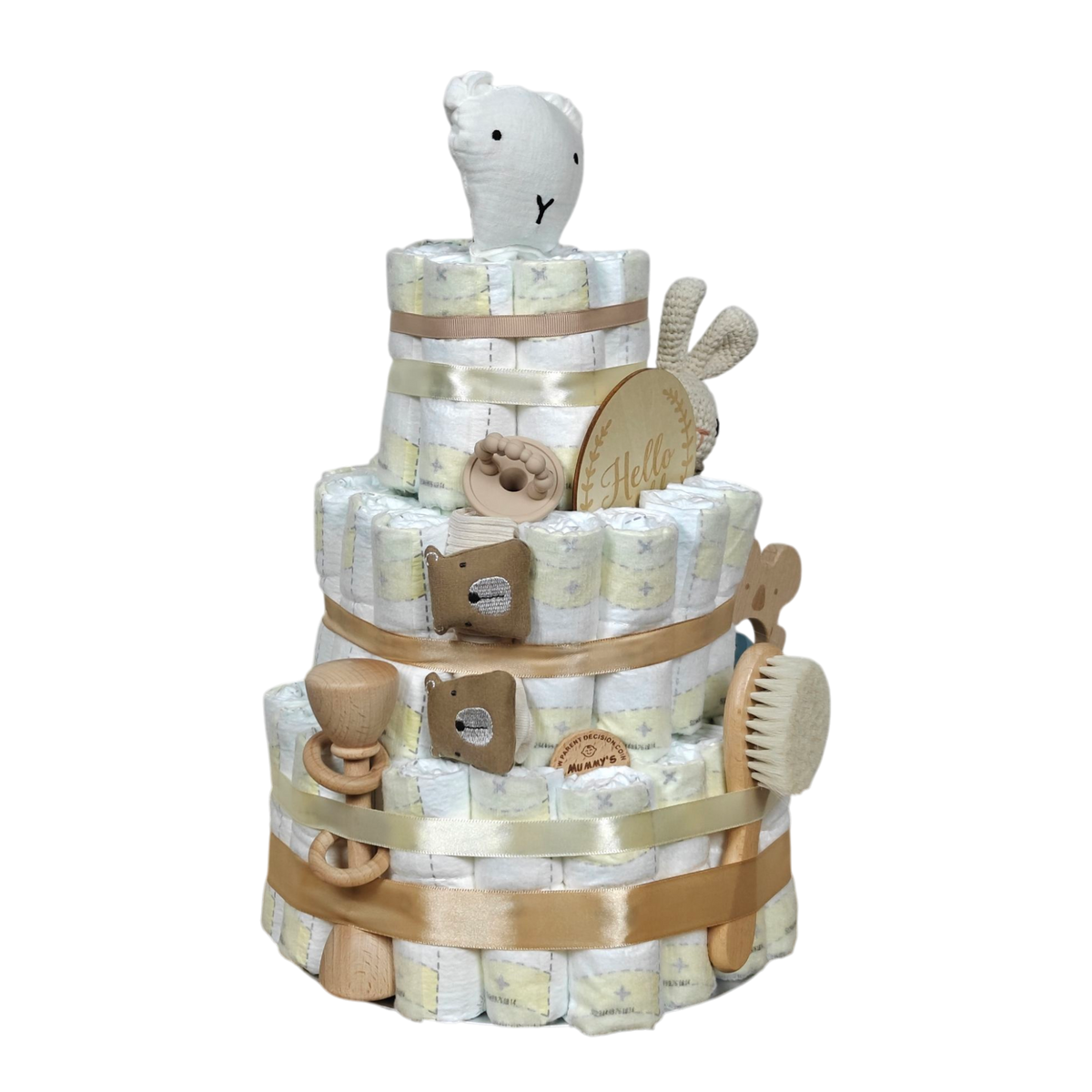 Windeltorte Schnuffel weiss [25x41cm]