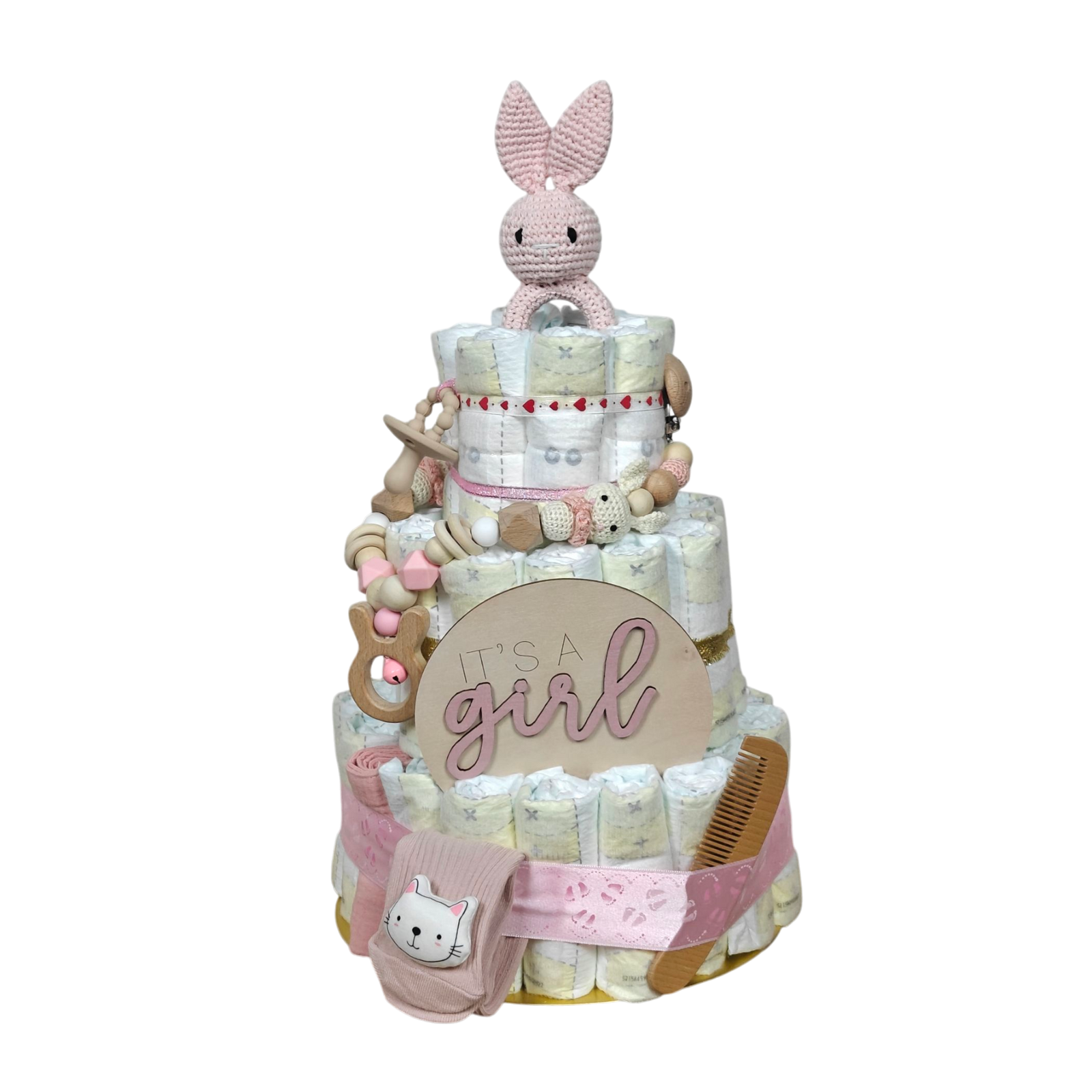 Windeltorte It's a Girl [28x45cm]