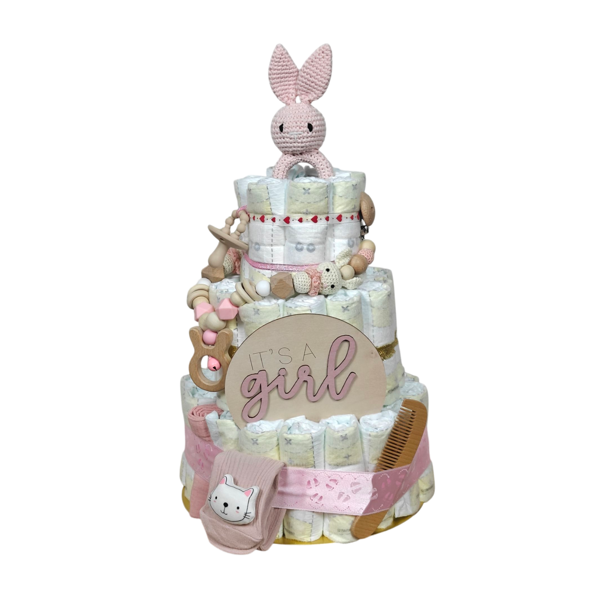 Windeltorte It's a Girl [28x45cm]