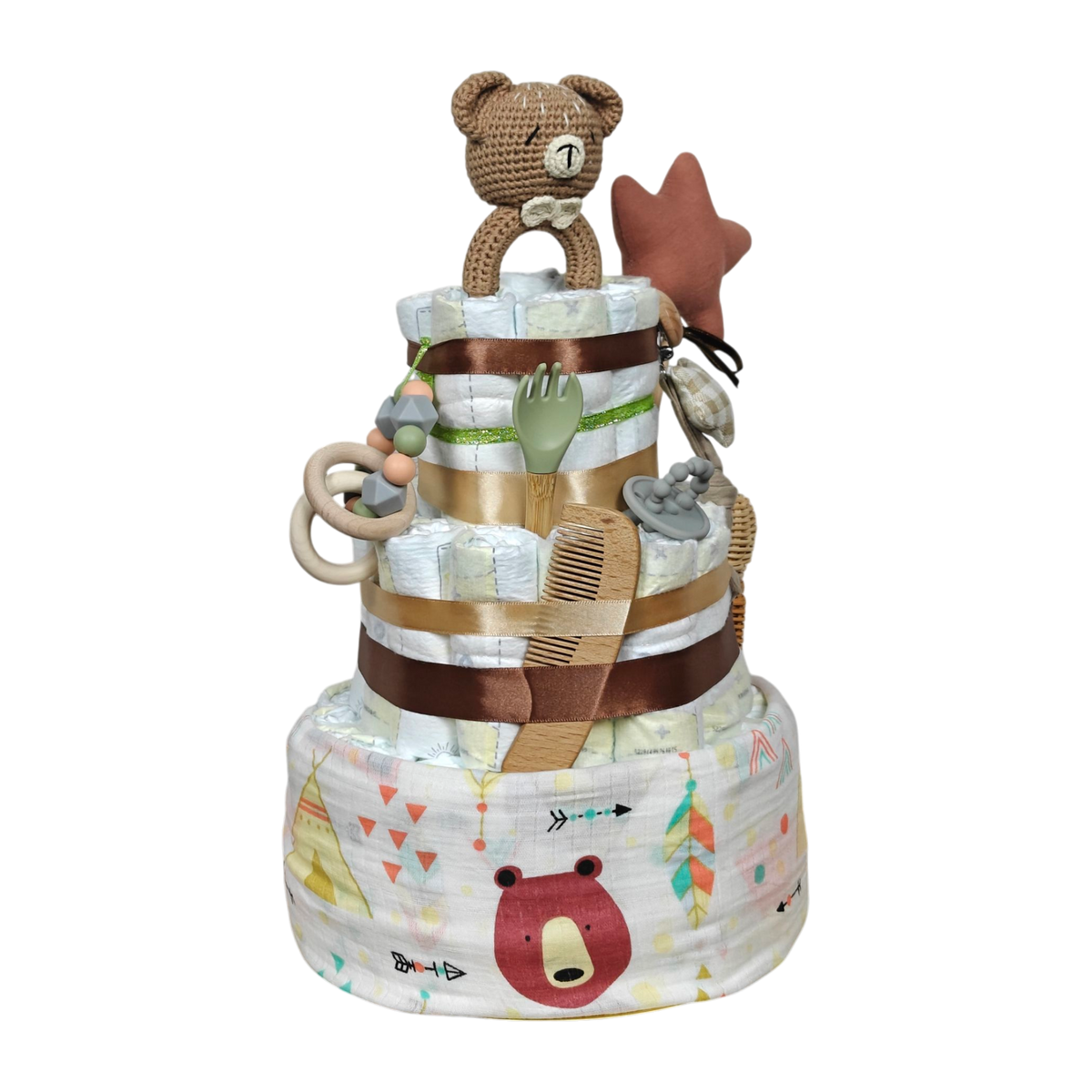 Windeltorte Bärencamp [42x25cm]