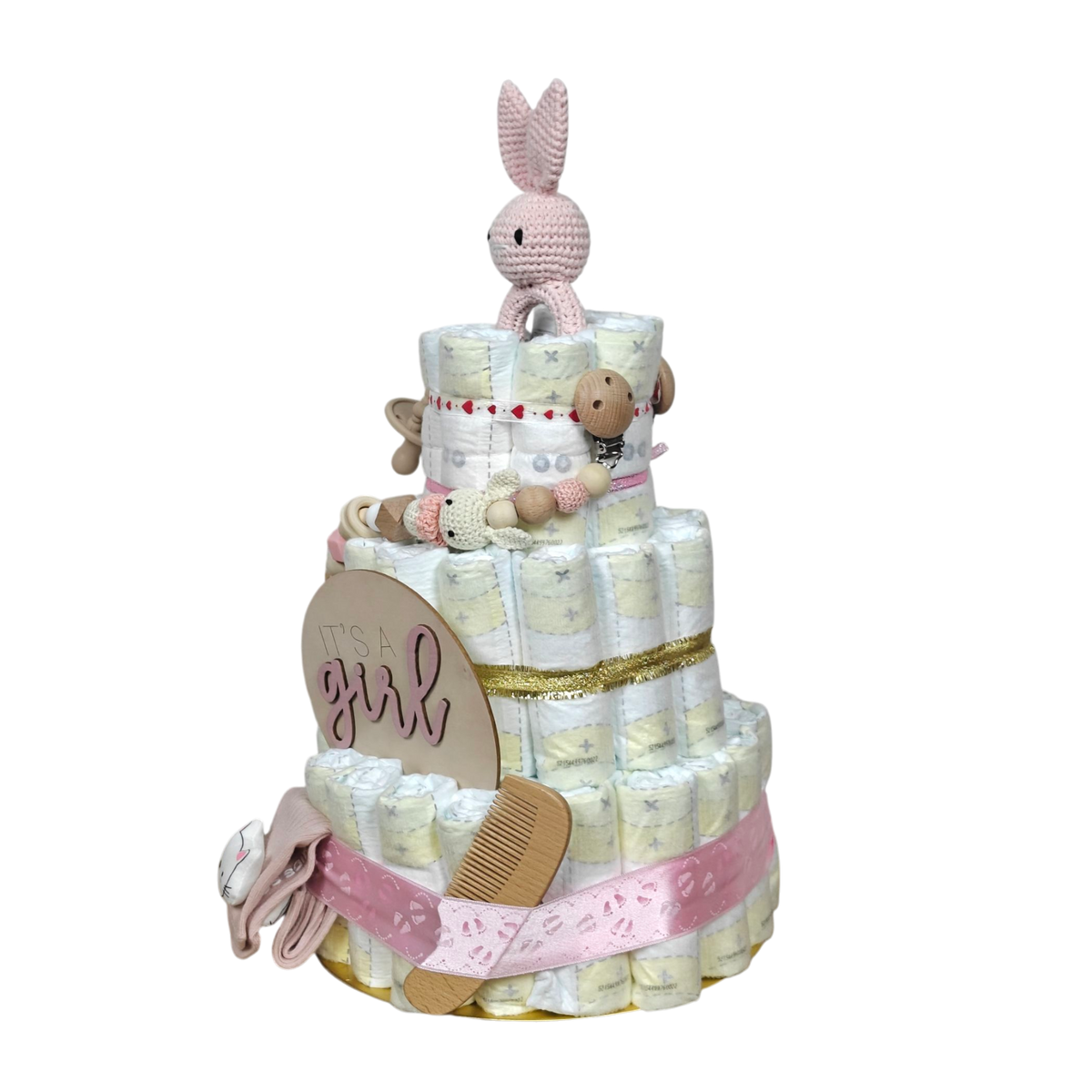 Torta di pannolini It's a Girl [28x45cm]